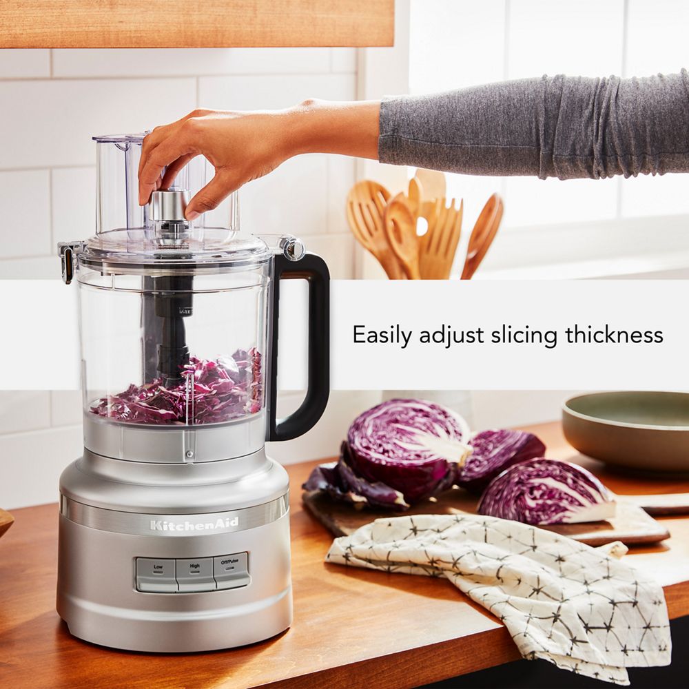 13-Cup Food Processor with Dicing Kit - Contour Silver | KitchenAid CA
